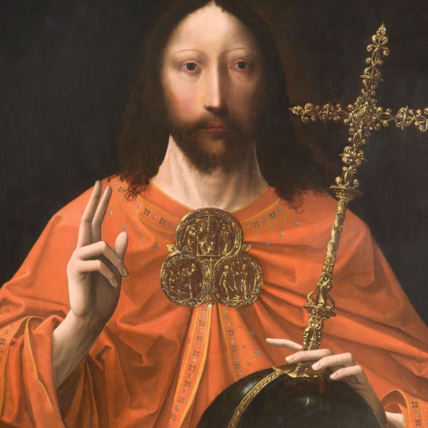 2006 274 Studio of Q Metsys Christ blessing1