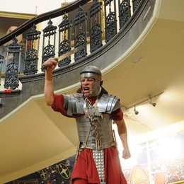 Roman Soldier for sponsorship box for E E October 2024 January 2025