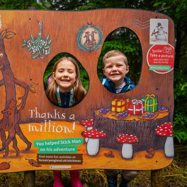 Stick Man Adventure Activity Trail Delamere Forest Family Fun Outdoors