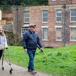 Visitors walking through the mill meadow 1737766