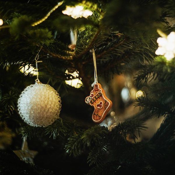 Generic christmas tree with baubles