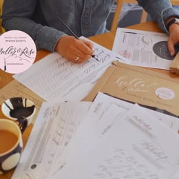 Mellor Rose Arley Hall Cheshire Modern Calligraphy Workshop