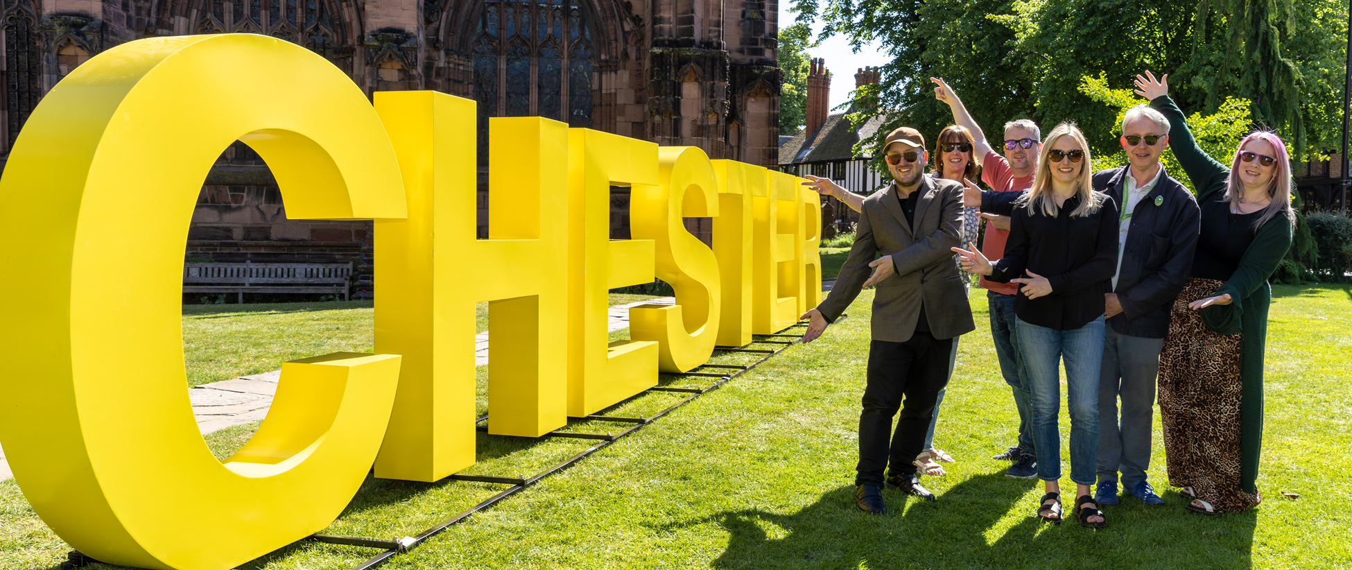 Iconic ‘CHESTER’ letters return to… | Visit Chester & Cheshire